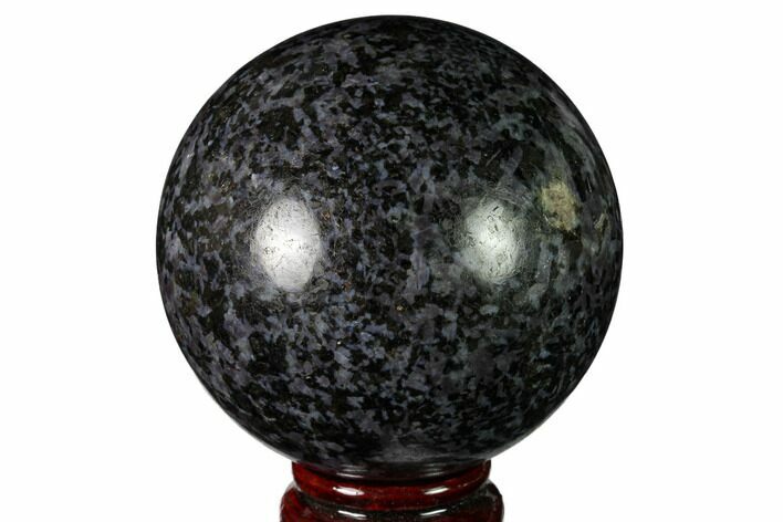 Polished, Indigo Gabbro Sphere - Madagascar #163349